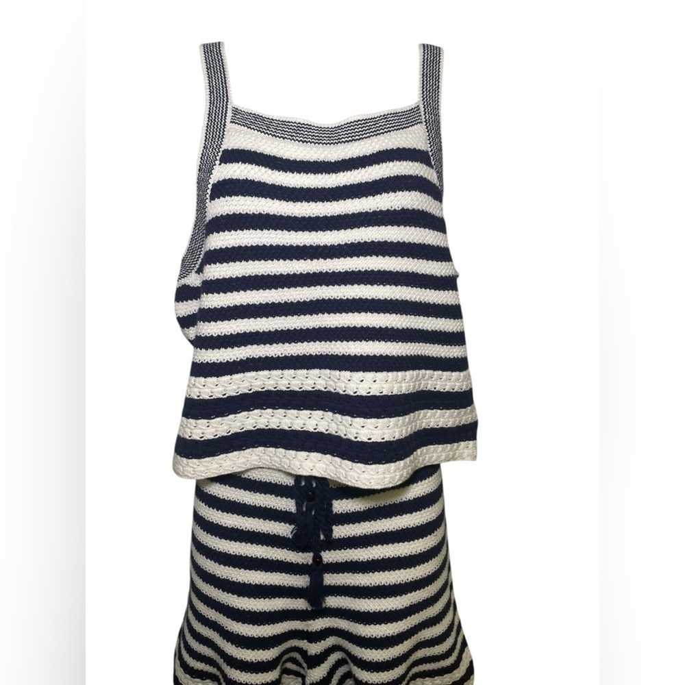House Of Harlow 1960 Knit Two Peice Stripe Set Medium - Picture 3 of 7